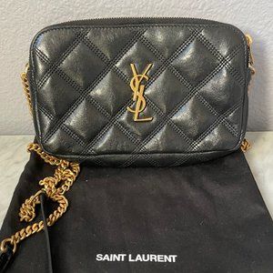Saint Laurent - Becky Double zip camera bag